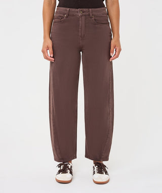 Esqualo Barrel Jeans in Cacao - The South Apparel