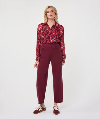 Esqualo Blouse, Autumn Bloom Print - The South Apparel