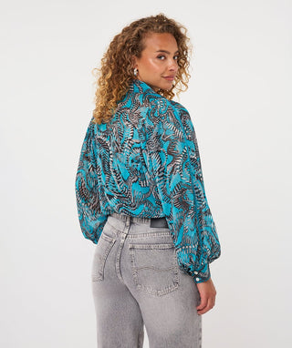 Esqualo Blouse, Urban Print - The South Apparel