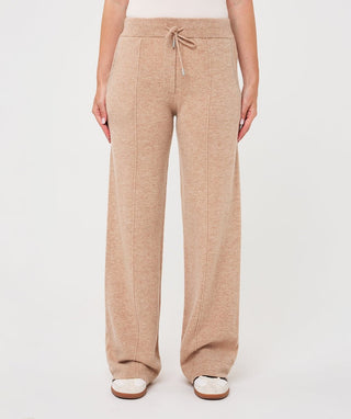 Esqualo Knit Trousers, Sand - The South Apparel
