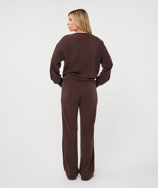 Esqualo Modal Sweater in Brown - The South Apparel