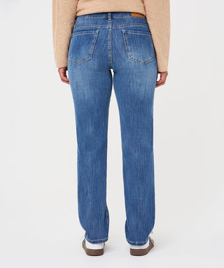 Esqualo Straight Denim Jeans, Blue - The South Apparel