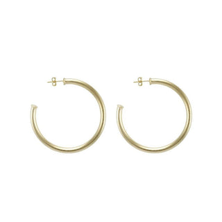 Everybody's Favorite Petite Hoops - Brushed Gold - The South Apparel