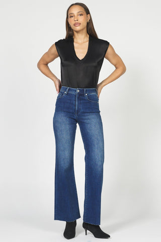 Fiona Wide Leg Jeans in Marsha - The South Apparel
