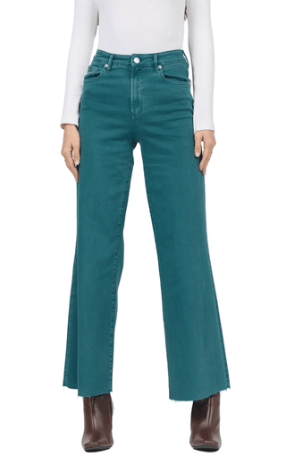 Fiona Wide Leg Jeans in Mediterrainea - The South Apparel