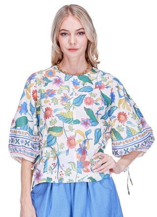 Floral Fantasia Top - The South Apparel