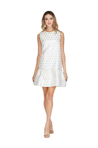 Flowers Dress in White Daisy - The South Apparel