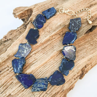 Gemstone Slab Necklace - The South Apparel