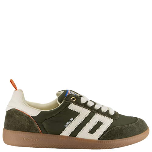 Back 70 Ghost N Sneakers in Olive Orange Milk