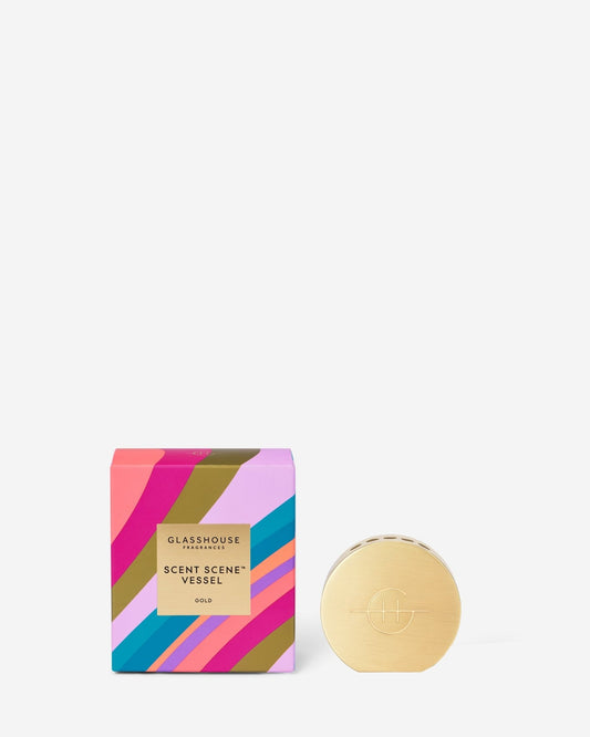 Glasshouse Scent Scene Metal Vessel in Gold - The South Apparel