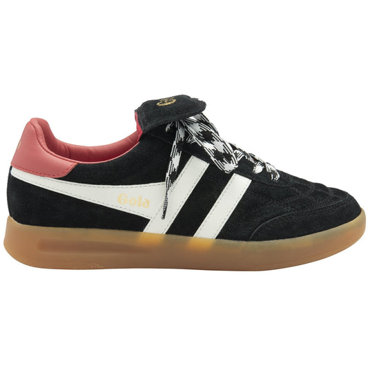 Gola Stadia '86 Sneakers in Black/Off White/ Coral/Gum
