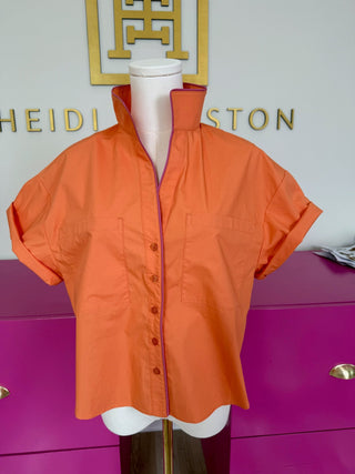 Heidi Houston The Piper Short Sleeve in Paloma - The South Apparel