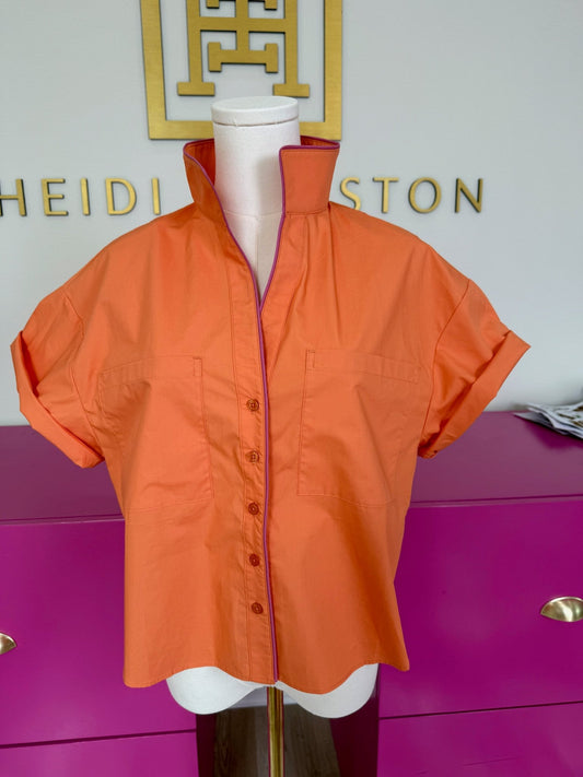 Heidi Houston The Piper Short Sleeve in Paloma - The South Apparel