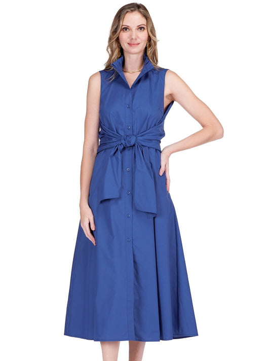 Back Wrap Maxi in Navy