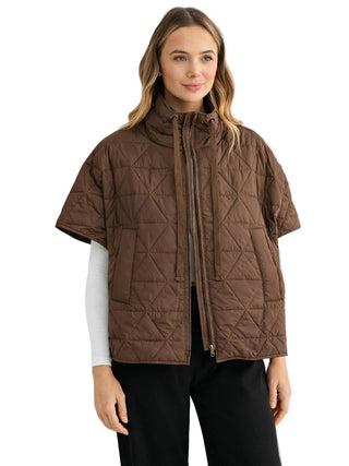 Jamal Poncho Puffer Jacket - The South Apparel