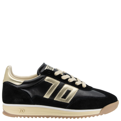Back 70 Jogger N Sneakers in Black Gold