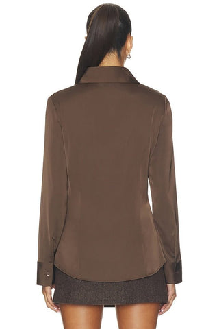 Josephine Top, Brown - The South Apparel