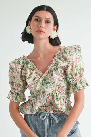 Julian Top in Brick - The South Apparel