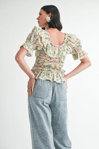 Julian Top in Brick - The South Apparel