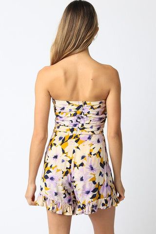 Kara Romper in Lavender - The South Apparel