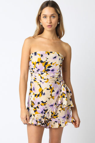 Kara Romper in Lavender - The South Apparel
