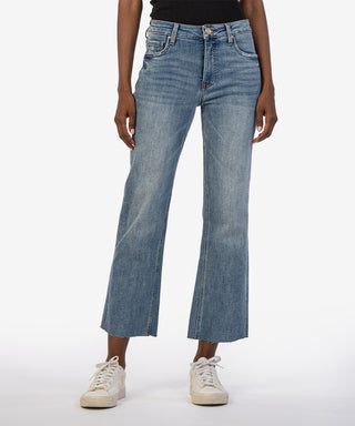 Kelsey High Rise Fab Ab Ankle Flare in Comprehensive - The South Apparel