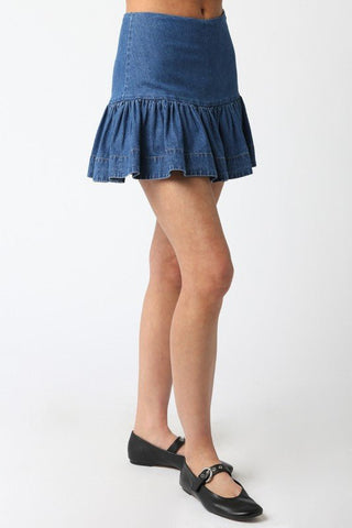 Kinis Denim Skirt - The South Apparel