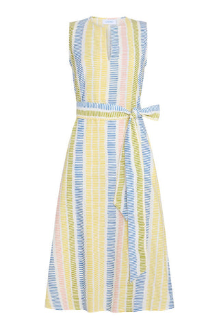 Livro Annie Dress in Gasparilla Stripes - The South Apparel