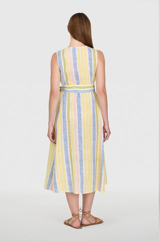 Livro Annie Dress in Gasparilla Stripes - The South Apparel