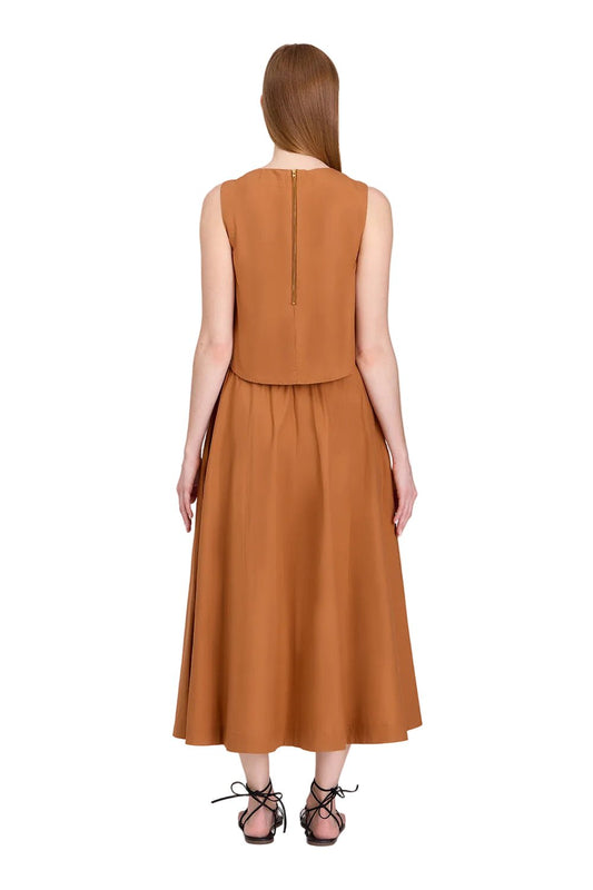 Livro Crop Top in Brown - The South Apparel