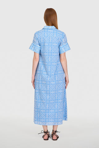 Livro Gibbons Dress in Lanai Tile - The South Apparel