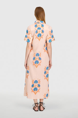 Livro Gibbons Dress in Pink Sands - The South Apparel