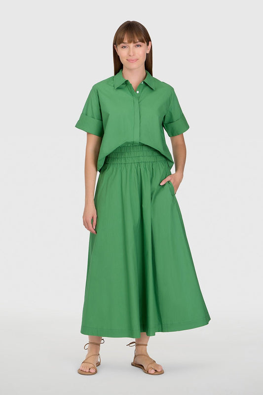 Livro Pavilion Skirt in Grass - The South Apparel