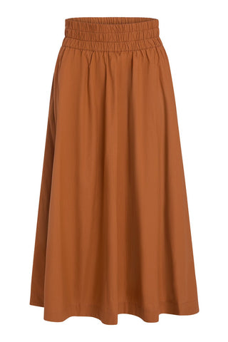 Livro Pavillion Skirt in Brown - The South Apparel
