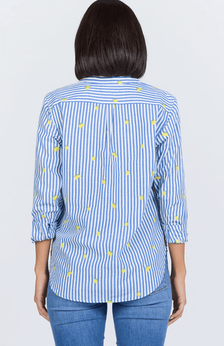 Lolita Top in Blue Lemon - The South Apparel