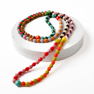 Long Colorful Beaded Necklace - The South Apparel