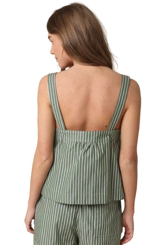 Lucille Top in Olive - The South Apparel