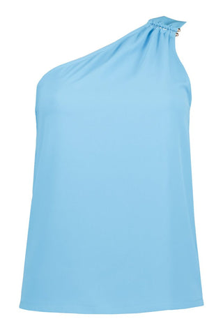 Mallorca Top in Capri Blue - The South Apparel