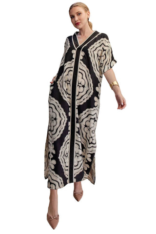 Mandala Caftan Maxi Dress - The South Apparel