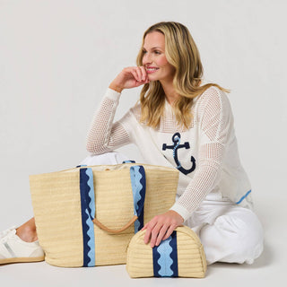 Marbella Tote in Blue - The South Apparel