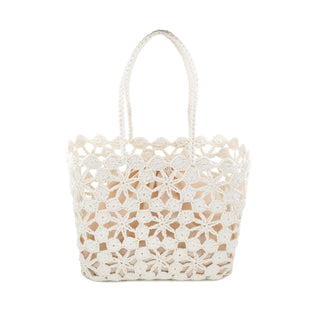 Mediterranean Muse Bag in White - The South Apparel