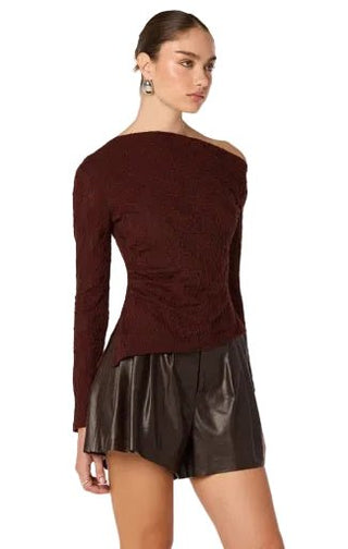 Miah Top in Rust - The South Apparel