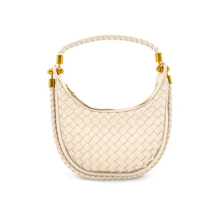 Mini Woven Hobo in Beige - The South Apparel