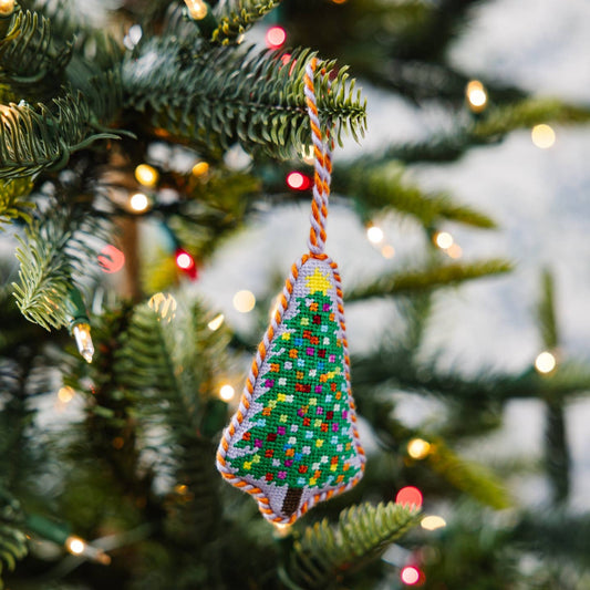 Needlepoint Icon Christmas Ornament - The South Apparel