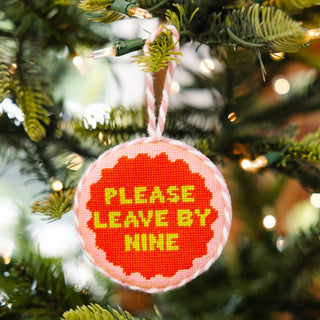 Needlepoint Icon Christmas Ornament - The South Apparel