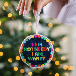 Needlepoint Icon Christmas Ornament - The South Apparel