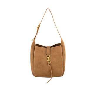 Noa Suede Bag, Tan - The South Apparel