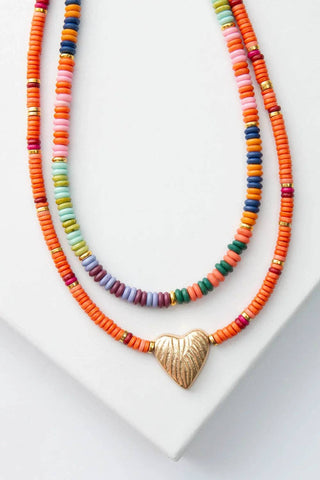 Noonday Horizon Heart Necklace Set - The South Apparel