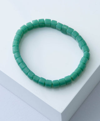 Noonday Opaque Glass Bracelet - Jade - The South Apparel