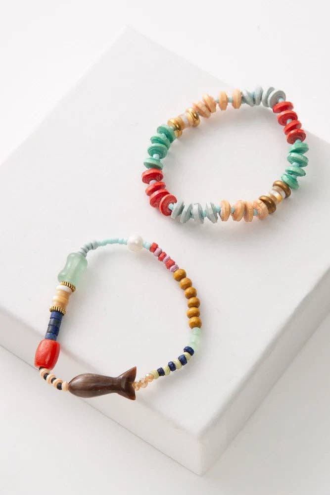 Noonday Surf Stack Bracelet - The South Apparel